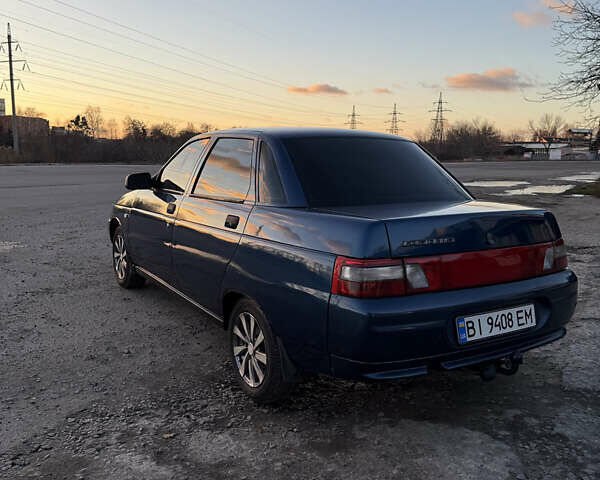 Синій ВАЗ 2110, об'ємом двигуна 1.6 л та пробігом 180 тис. км за 2000 $, фото 4 на Automoto.ua