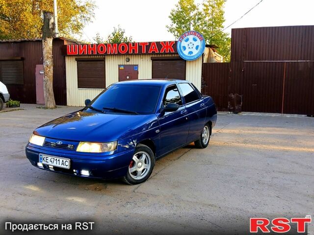 Синий ВАЗ 2110, объемом двигателя 1.6 л и пробегом 128 тыс. км за 2500 $, фото 2 на Automoto.ua