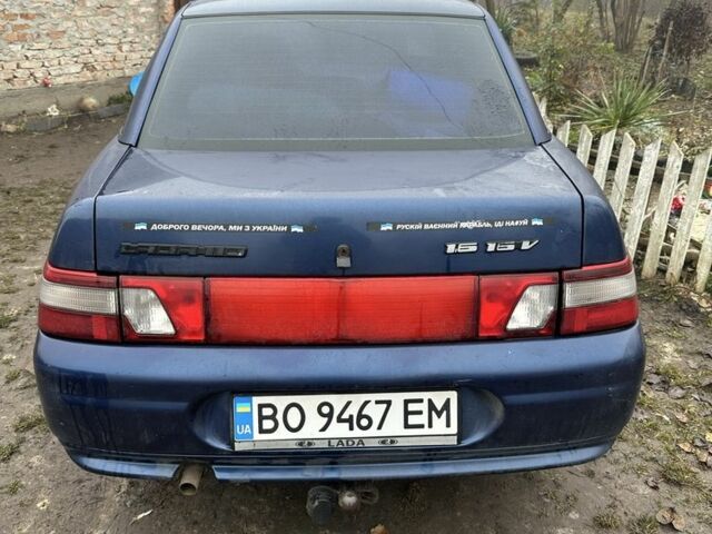 Синий ВАЗ 2110, объемом двигателя 1.6 л и пробегом 90 тыс. км за 1900 $, фото 1 на Automoto.ua
