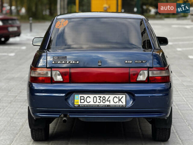 Синий ВАЗ 2110, объемом двигателя 1.6 л и пробегом 116 тыс. км за 2650 $, фото 4 на Automoto.ua