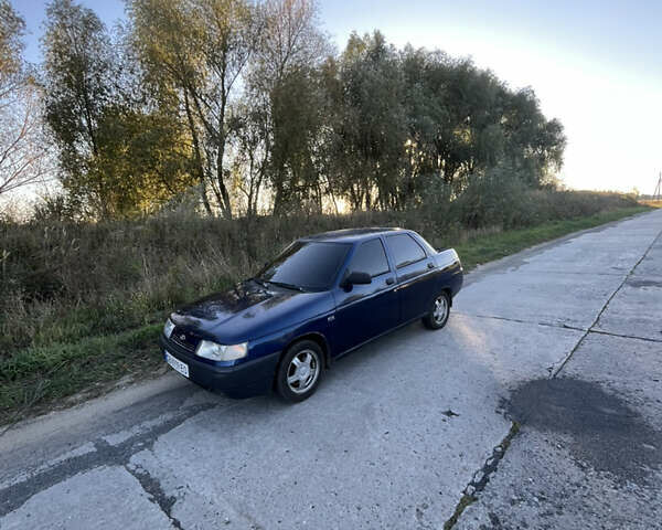 Синий ВАЗ 2110, объемом двигателя 1.6 л и пробегом 254 тыс. км за 2200 $, фото 2 на Automoto.ua