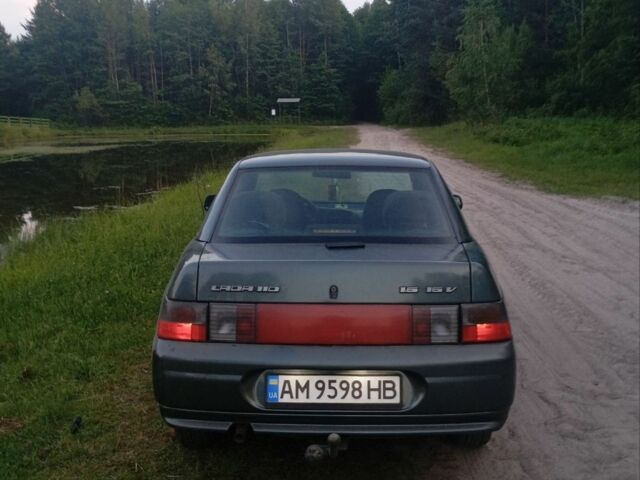 Зелений ВАЗ 2110, об'ємом двигуна 1.6 л та пробігом 100 тис. км за 2200 $, фото 2 на Automoto.ua
