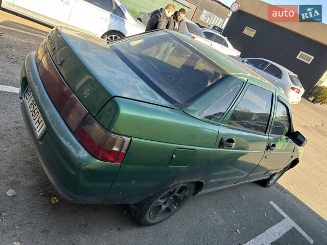 Зеленый ВАЗ 2110, объемом двигателя 1.5 л и пробегом 333 тыс. км за 900 $, фото 3 на Automoto.ua