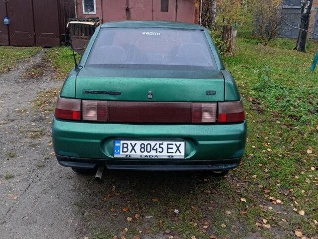 Зеленый ВАЗ 2110, объемом двигателя 1.5 л и пробегом 142 тыс. км за 1100 $, фото 2 на Automoto.ua