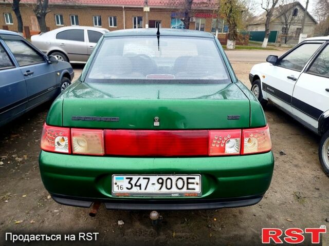 Зеленый ВАЗ 2110, объемом двигателя 1.5 л и пробегом 58 тыс. км за 1350 $, фото 4 на Automoto.ua