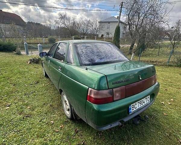 Зеленый ВАЗ 2110, объемом двигателя 1.5 л и пробегом 370 тыс. км за 1700 $, фото 2 на Automoto.ua