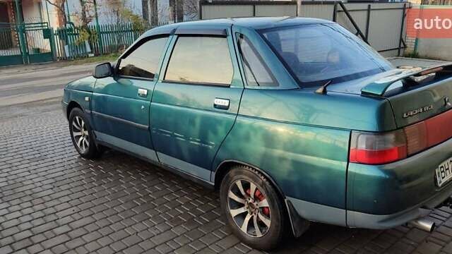 Зеленый ВАЗ 2110, объемом двигателя 1.5 л и пробегом 200 тыс. км за 1600 $, фото 2 на Automoto.ua