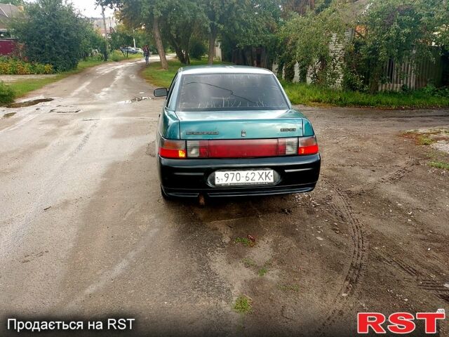Зеленый ВАЗ 2110, объемом двигателя 1.5 л и пробегом 223 тыс. км за 1300 $, фото 1 на Automoto.ua