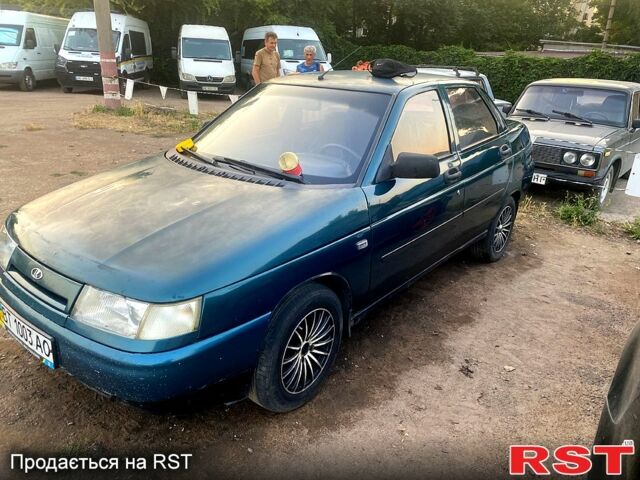 Зеленый ВАЗ 2110, объемом двигателя 1.5 л и пробегом 123 тыс. км за 1050 $, фото 3 на Automoto.ua