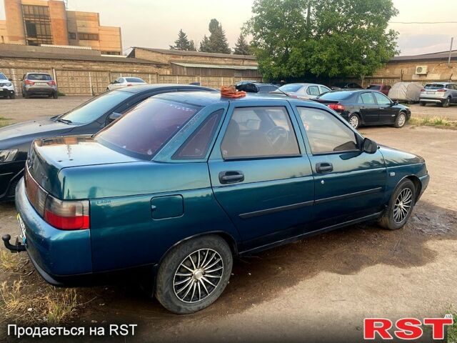 Зеленый ВАЗ 2110, объемом двигателя 1.5 л и пробегом 123 тыс. км за 1050 $, фото 2 на Automoto.ua