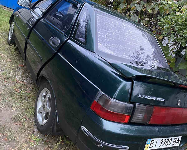 Зелений ВАЗ 2110, об'ємом двигуна 1.5 л та пробігом 249 тис. км за 2000 $, фото 2 на Automoto.ua