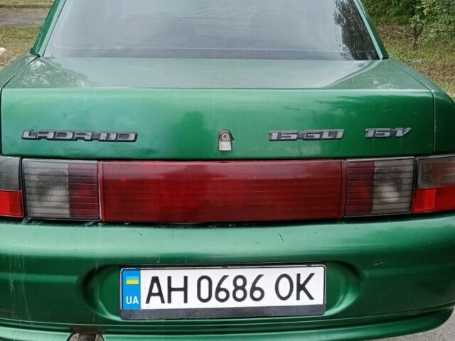 Зеленый ВАЗ 2110, объемом двигателя 1.5 л и пробегом 290 тыс. км за 1080 $, фото 3 на Automoto.ua