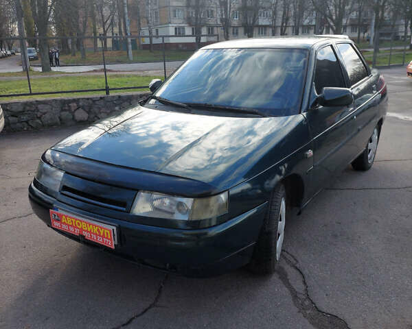 Зелений ВАЗ 2110, об'ємом двигуна 1.5 л та пробігом 250 тис. км за 1200 $, фото 1 на Automoto.ua