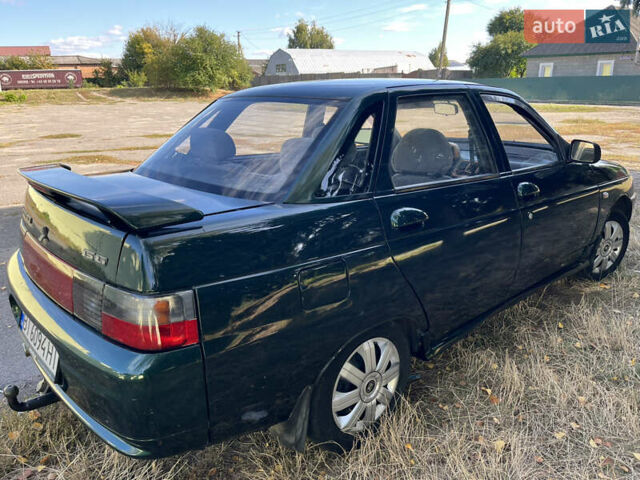 Зеленый ВАЗ 2110, объемом двигателя 1.5 л и пробегом 160 тыс. км за 2100 $, фото 3 на Automoto.ua