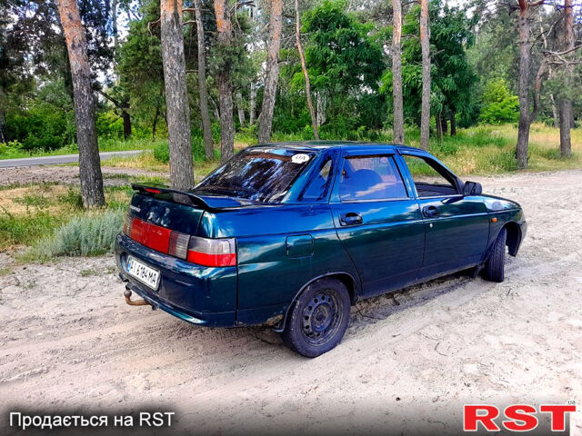Зеленый ВАЗ 2110, объемом двигателя 1.5 л и пробегом 233 тыс. км за 1070 $, фото 2 на Automoto.ua