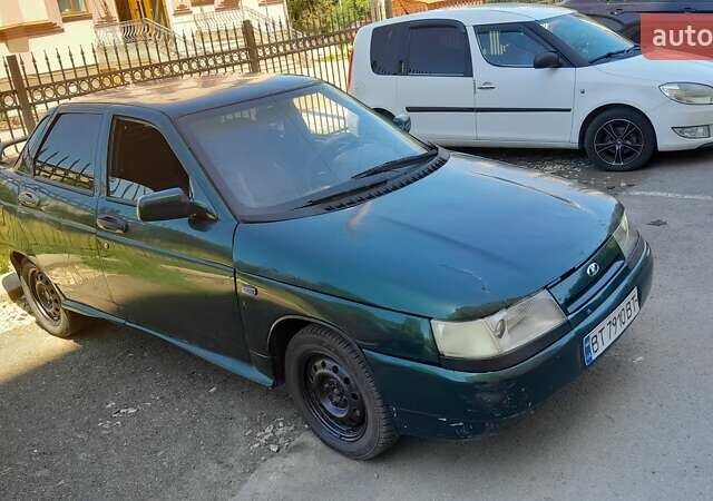 Зеленый ВАЗ 2110, объемом двигателя 1.5 л и пробегом 333 тыс. км за 1100 $, фото 7 на Automoto.ua