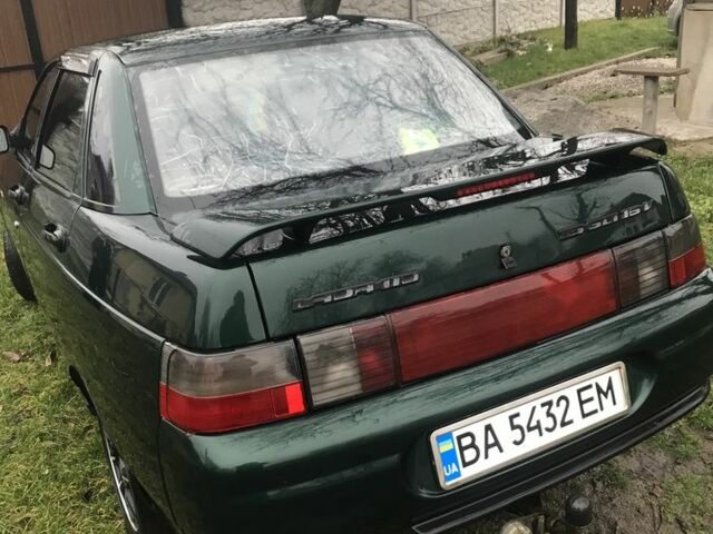 Зеленый ВАЗ 2110, объемом двигателя 1.5 л и пробегом 240 тыс. км за 1250 $, фото 2 на Automoto.ua