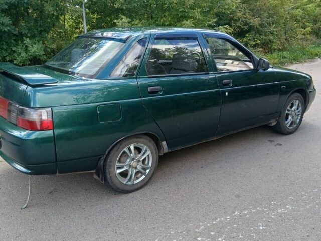 Зеленый ВАЗ 2110, объемом двигателя 1 л и пробегом 160 тыс. км за 1600 $, фото 3 на Automoto.ua