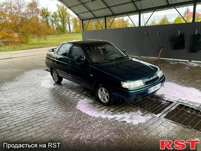 Зелений ВАЗ 2110, об'ємом двигуна 1.5 л та пробігом 170 тис. км за 1600 $, фото 4 на Automoto.ua