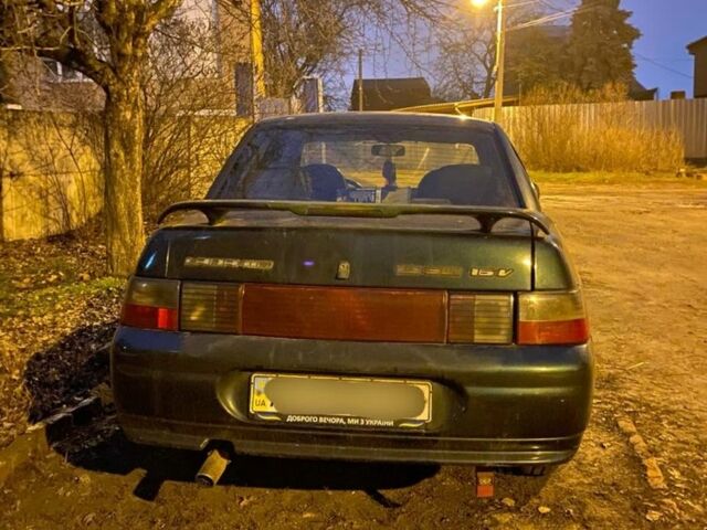 Зеленый ВАЗ 2110, объемом двигателя 1.5 л и пробегом 233 тыс. км за 1100 $, фото 1 на Automoto.ua