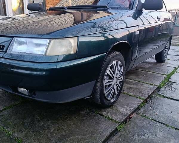 Зеленый ВАЗ 2110, объемом двигателя 1.5 л и пробегом 260 тыс. км за 1800 $, фото 2 на Automoto.ua