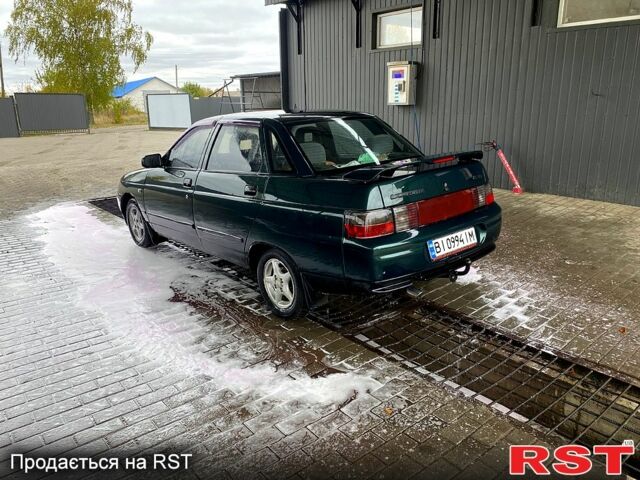 Зелений ВАЗ 2110, об'ємом двигуна 1.5 л та пробігом 170 тис. км за 1600 $, фото 2 на Automoto.ua