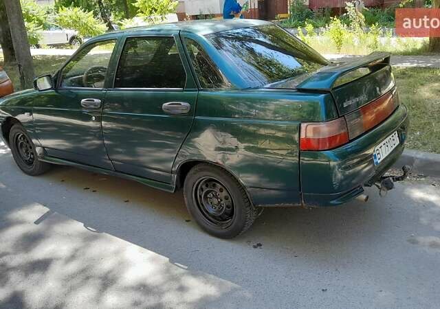 Зеленый ВАЗ 2110, объемом двигателя 1.5 л и пробегом 333 тыс. км за 1100 $, фото 12 на Automoto.ua