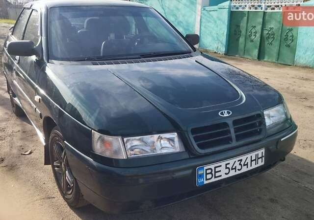 Зеленый ВАЗ 2110, объемом двигателя 1.5 л и пробегом 190 тыс. км за 1850 $, фото 2 на Automoto.ua