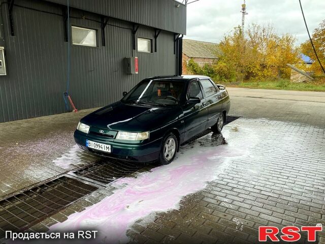 Зелений ВАЗ 2110, об'ємом двигуна 1.5 л та пробігом 170 тис. км за 1600 $, фото 1 на Automoto.ua