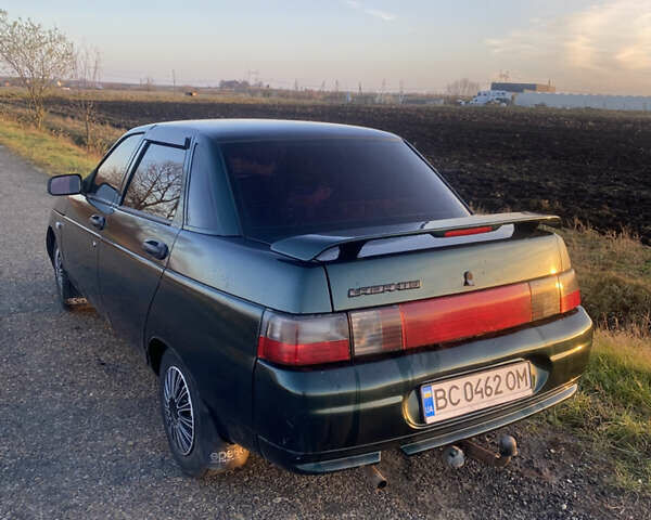 Зеленый ВАЗ 2110, объемом двигателя 1.5 л и пробегом 344 тыс. км за 1400 $, фото 3 на Automoto.ua