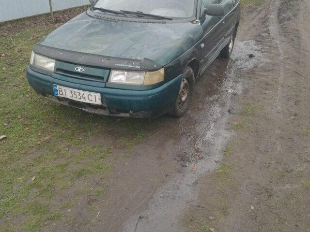 Зеленый ВАЗ 2110, объемом двигателя 1.5 л и пробегом 100 тыс. км за 800 $, фото 1 на Automoto.ua