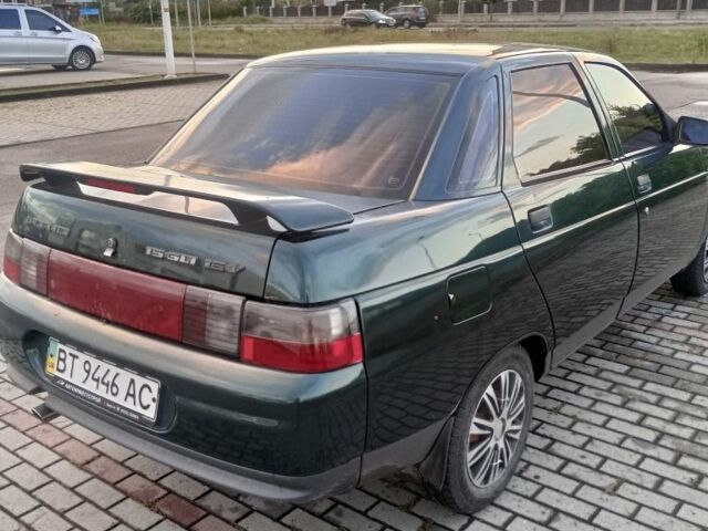 Зеленый ВАЗ 2110, объемом двигателя 1 л и пробегом 300 тыс. км за 1400 $, фото 6 на Automoto.ua