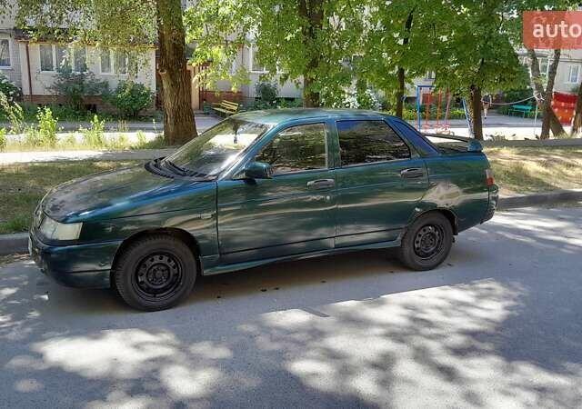 Зеленый ВАЗ 2110, объемом двигателя 1.5 л и пробегом 333 тыс. км за 1100 $, фото 14 на Automoto.ua
