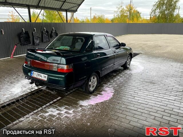 Зелений ВАЗ 2110, об'ємом двигуна 1.5 л та пробігом 170 тис. км за 1600 $, фото 3 на Automoto.ua