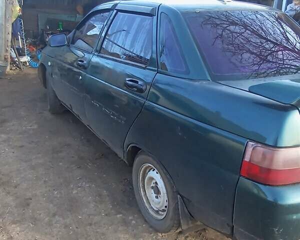 Зеленый ВАЗ 2110, объемом двигателя 1.5 л и пробегом 200 тыс. км за 1500 $, фото 3 на Automoto.ua