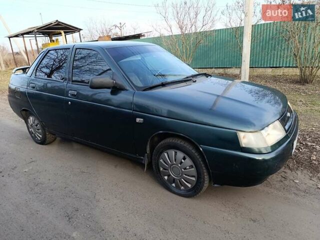 Зеленый ВАЗ 2110, объемом двигателя 1.5 л и пробегом 195 тыс. км за 1599 $, фото 1 на Automoto.ua