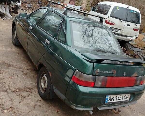 Зеленый ВАЗ 2110, объемом двигателя 1.5 л и пробегом 425 тыс. км за 635 $, фото 4 на Automoto.ua