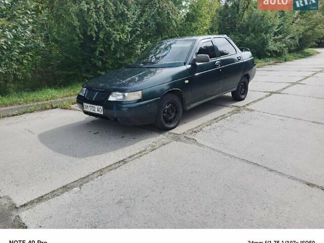 Зелений ВАЗ 2110, об'ємом двигуна 1.6 л та пробігом 333 тис. км за 1250 $, фото 1 на Automoto.ua