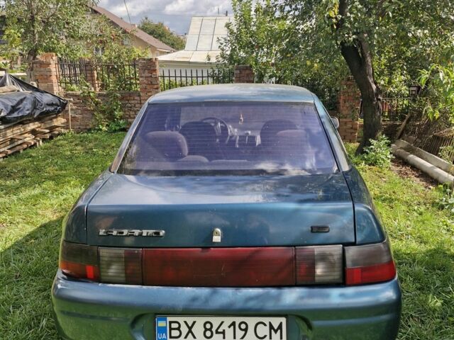 Зеленый ВАЗ 2110, объемом двигателя 1.5 л и пробегом 400 тыс. км за 750 $, фото 1 на Automoto.ua