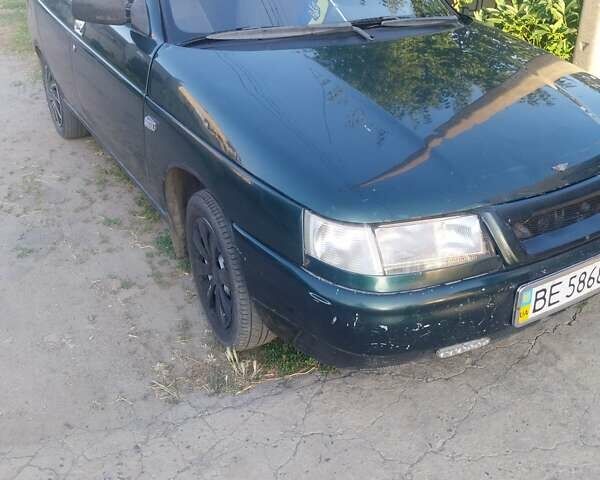 Зеленый ВАЗ 2110, объемом двигателя 1.5 л и пробегом 271 тыс. км за 1800 $, фото 4 на Automoto.ua