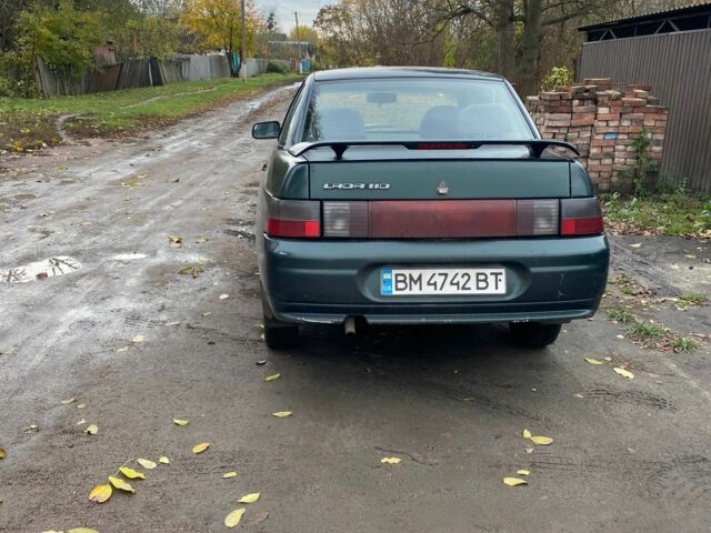 Зеленый ВАЗ 2110, объемом двигателя 1.5 л и пробегом 280 тыс. км за 1300 $, фото 1 на Automoto.ua