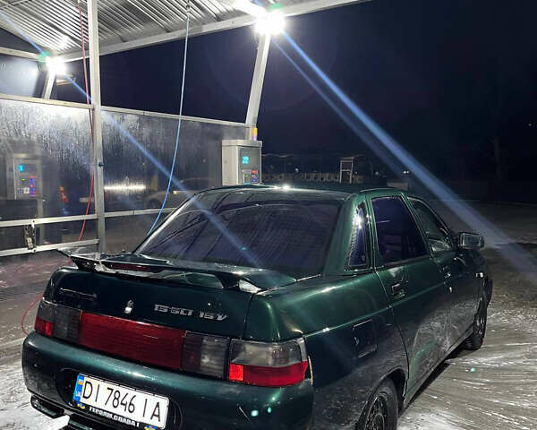 Зеленый ВАЗ 2110, объемом двигателя 1.5 л и пробегом 320 тыс. км за 900 $, фото 2 на Automoto.ua