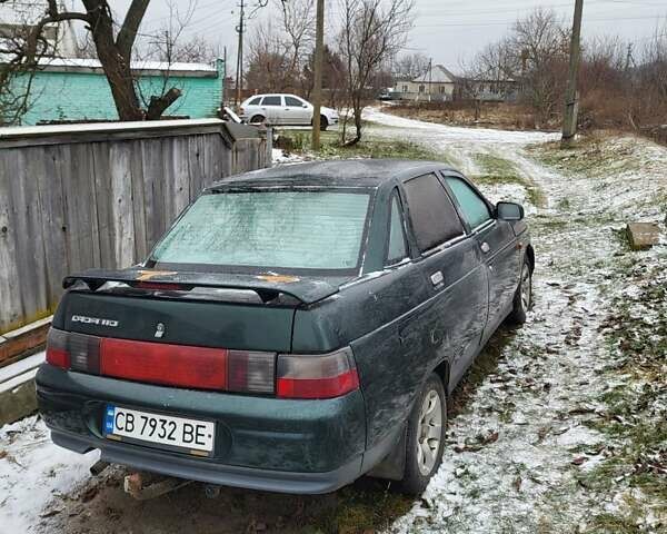 Зеленый ВАЗ 2110, объемом двигателя 1.5 л и пробегом 296 тыс. км за 1300 $, фото 3 на Automoto.ua