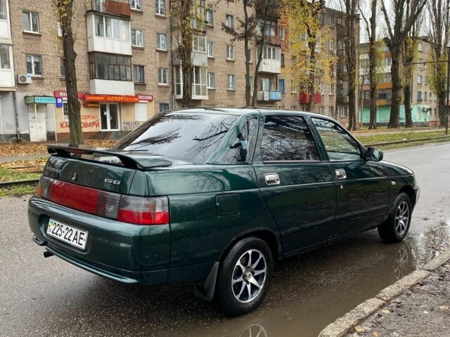 Зеленый ВАЗ 2110, объемом двигателя 1 л и пробегом 137 тыс. км за 1550 $, фото 3 на Automoto.ua