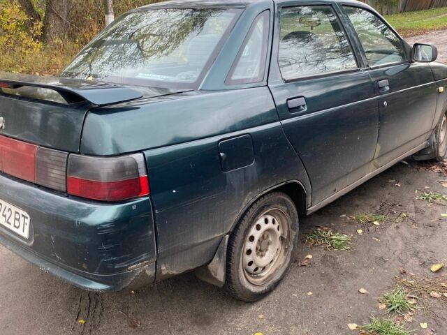 Зеленый ВАЗ 2110, объемом двигателя 1.5 л и пробегом 280 тыс. км за 1300 $, фото 2 на Automoto.ua