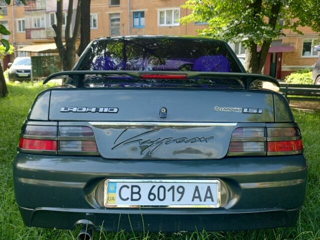 Зеленый ВАЗ 2110, объемом двигателя 2 л и пробегом 80 тыс. км за 3000 $, фото 3 на Automoto.ua