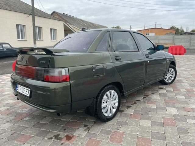 Зеленый ВАЗ 2110, объемом двигателя 1.5 л и пробегом 550 тыс. км за 1200 $, фото 2 на Automoto.ua