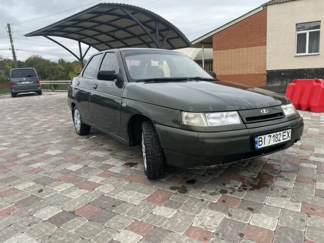 Зеленый ВАЗ 2110, объемом двигателя 1.5 л и пробегом 550 тыс. км за 1200 $, фото 1 на Automoto.ua