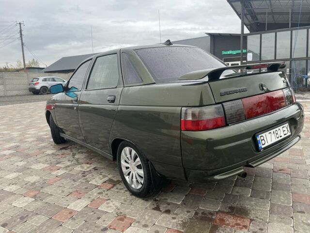 Зеленый ВАЗ 2110, объемом двигателя 1.5 л и пробегом 550 тыс. км за 1200 $, фото 3 на Automoto.ua