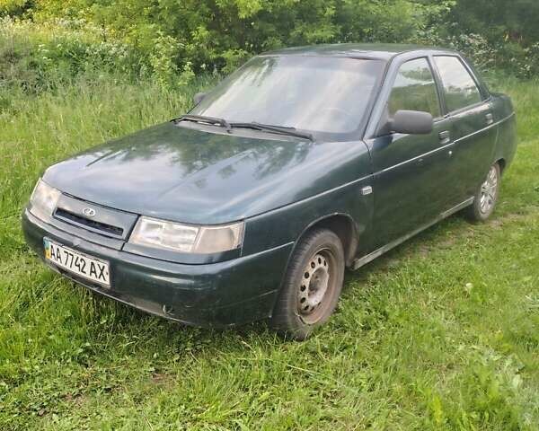 Зеленый ВАЗ 2110, объемом двигателя 1.6 л и пробегом 192 тыс. км за 1350 $, фото 1 на Automoto.ua